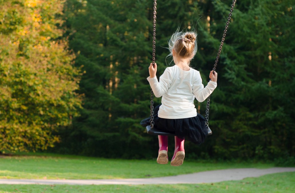 Schaukel auf dem Spielplatz Bad Westernkotten