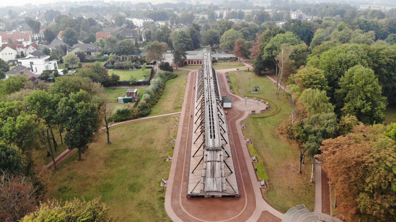 Bad Westernkotten Kurpark Luftaufnahme