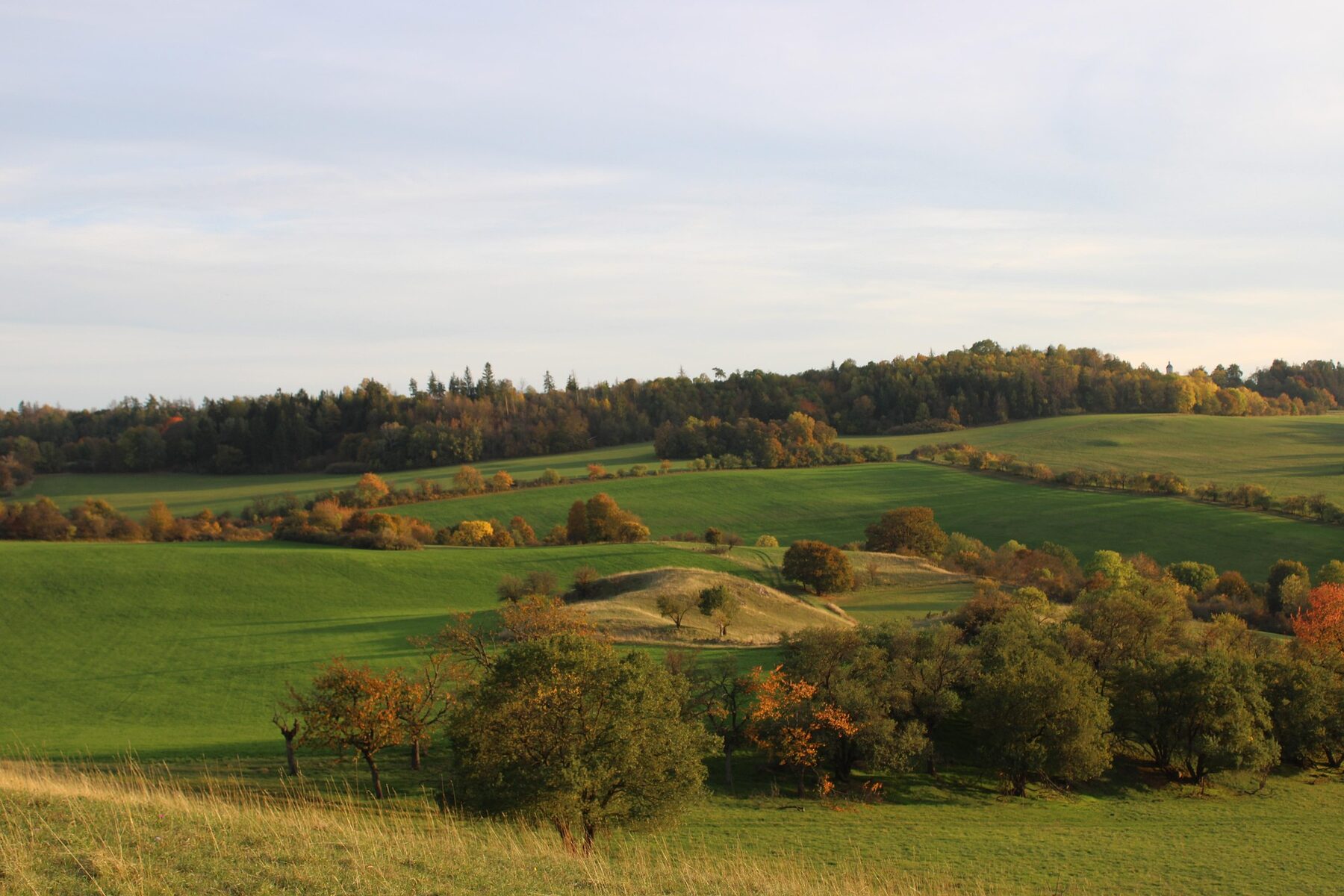 Sanfte Hügellandschaft der Soester Börde bei Bad Westernkotten